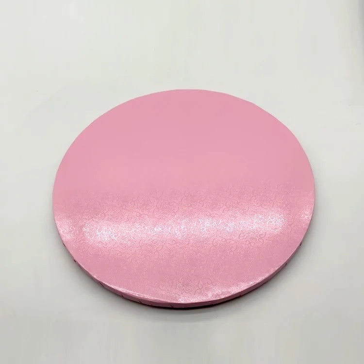 12" CAKE DRUM LIGHT PINK ROUND( SET OF 5)