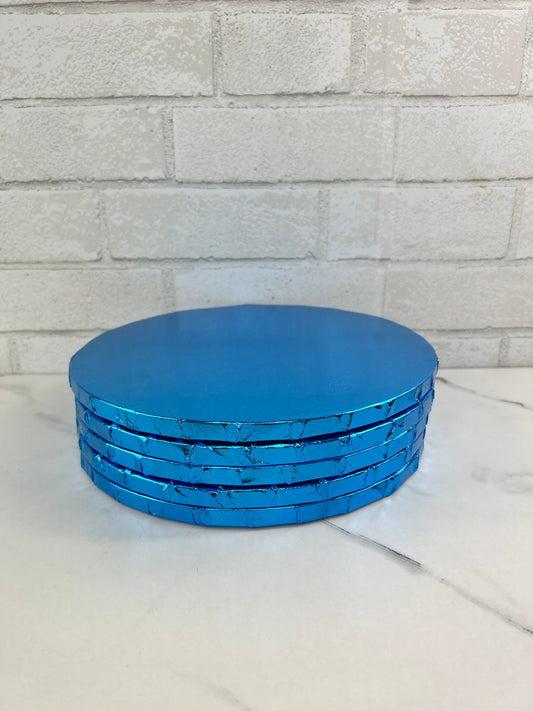 10” ROUND CAKE DRUM ROYAL BLUE ( SET OF 5)