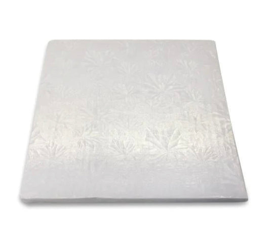 Square White Cake Drums 12" x 12" (SET OF 5)