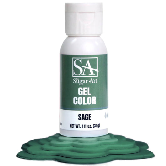 Sugarart Sage Gel Color