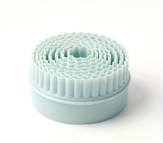 Set Of 8 Fondant Circle Cutter Two Sided