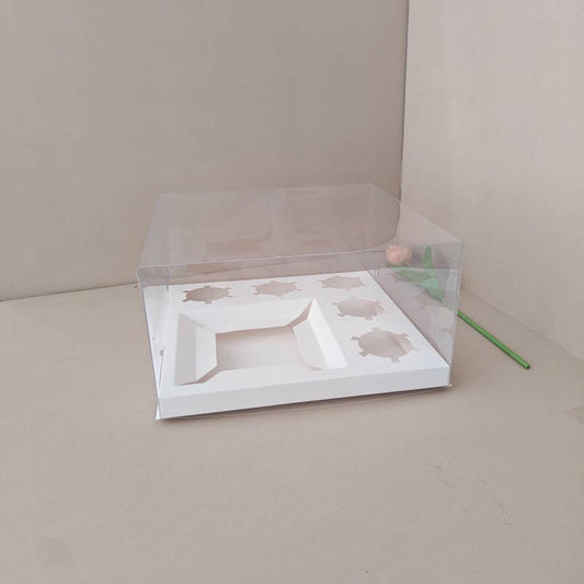 LUXURY CLEAR BENTO BOX ( Set of 5) 10x10x5